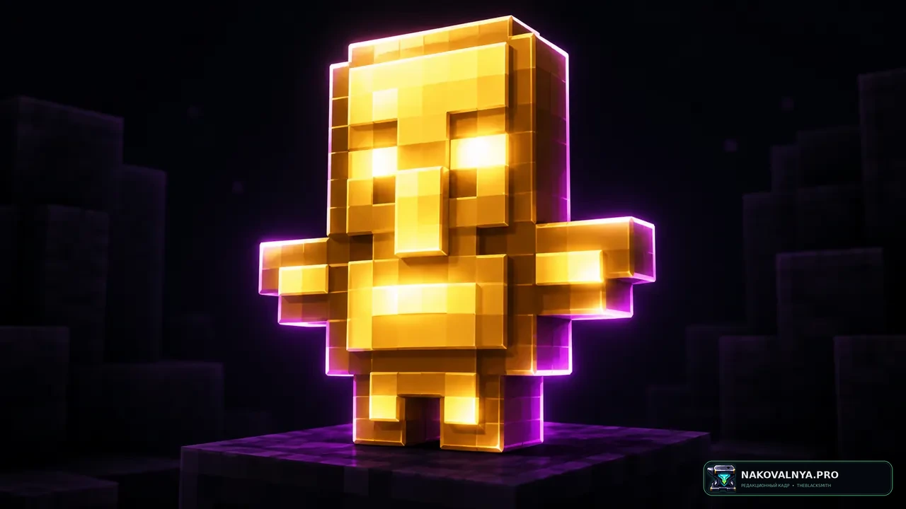 Glowing 3D Totem: светящийся объёмный тотем бессмертия — редакционная иллюстрация 3 из 3