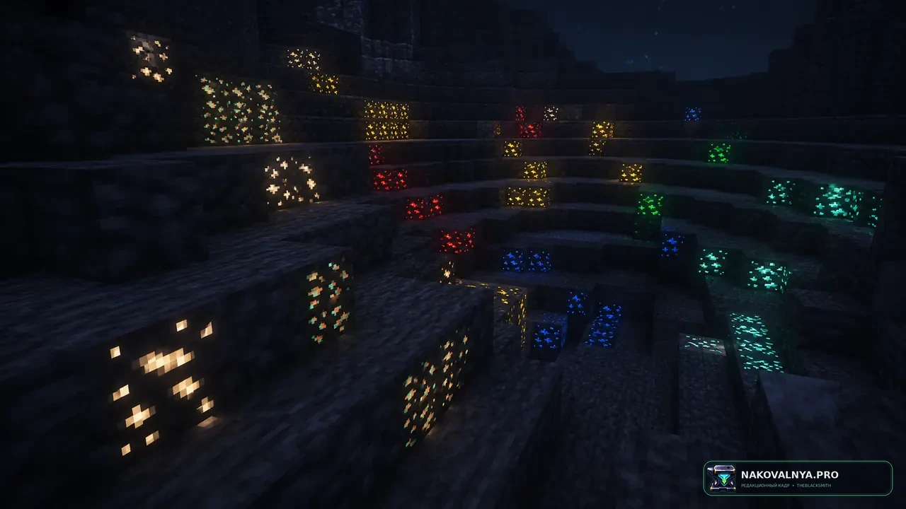 Изображение к проекту Glowing Emissive Ores - Stay True