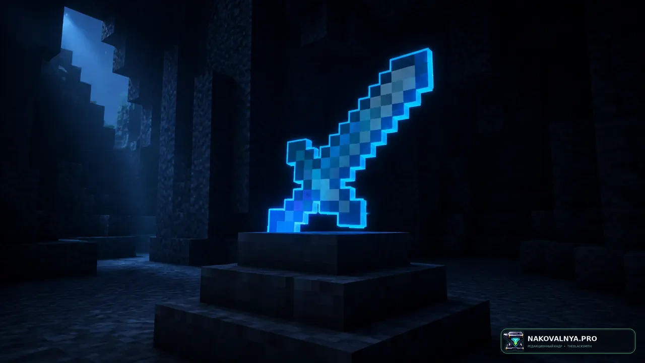 Glowing Enchanted Tools - Blue Extension: синий блеск зачарованных инструментов — редакционная иллюстрация 2 из 3