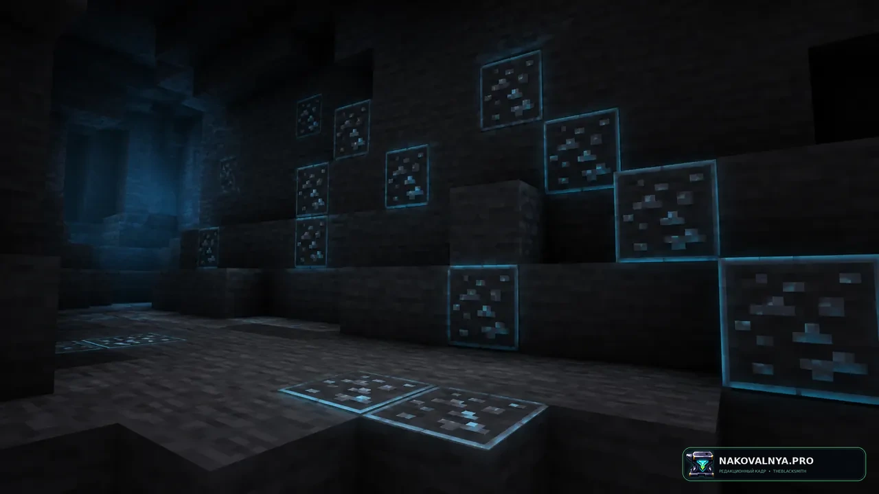 Glowing Ores! - Borderful Edition: заметные светящиеся руды — редакционная иллюстрация 2 из 3