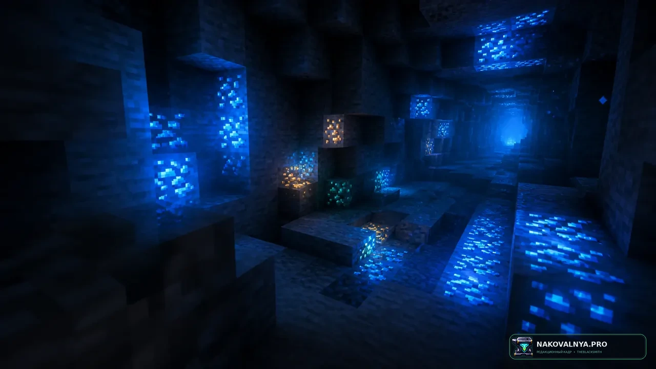 Glowing Ores Pro: светящиеся руды — редакционная иллюстрация 2 из 3