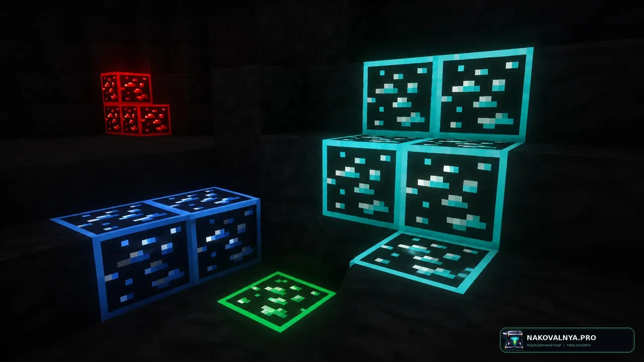Glowing Ores Pro: светящиеся руды — редакционная иллюстрация 3 из 3