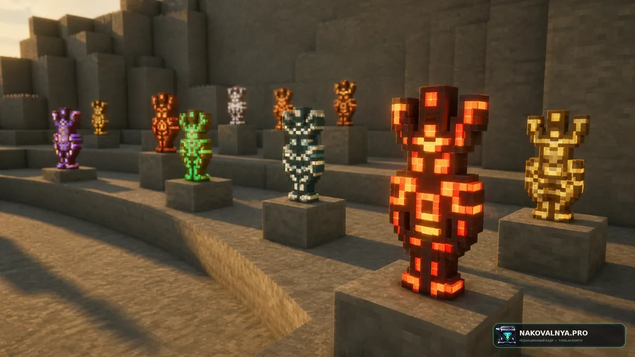Изображение к проекту Glowing Trim Totem