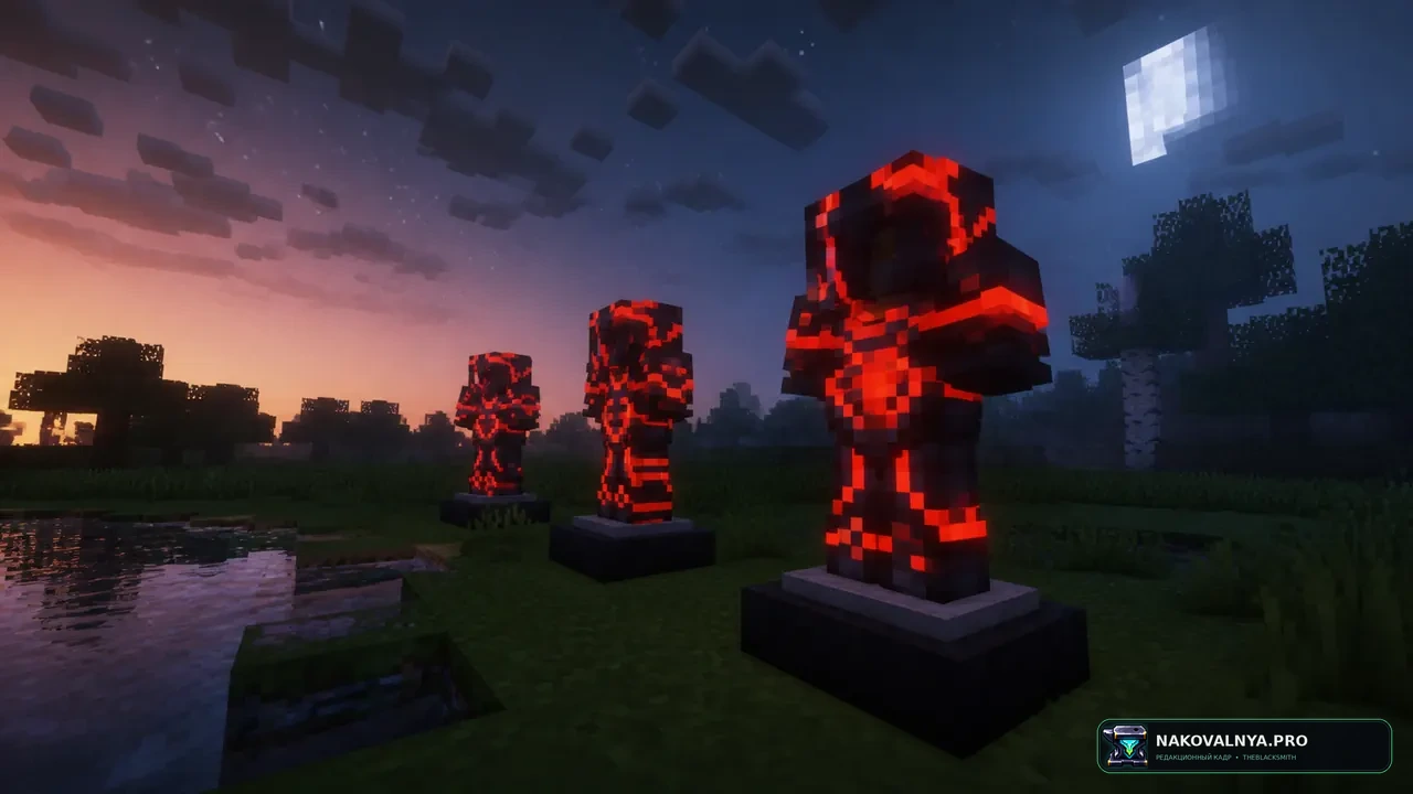 Glowing Trims Mod: светящуюся отделку брони — редакционная иллюстрация 2 из 3