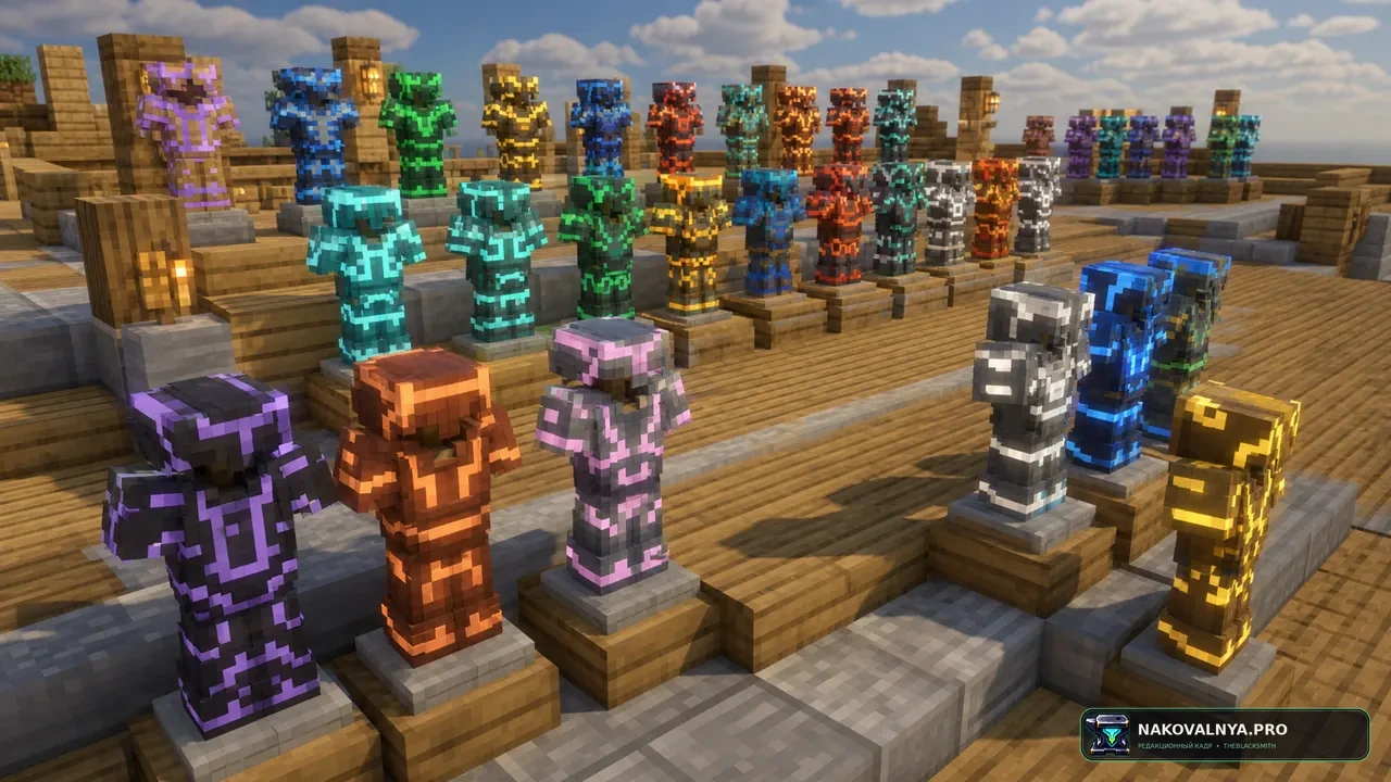 Изображение к проекту Glowing Trim Armors