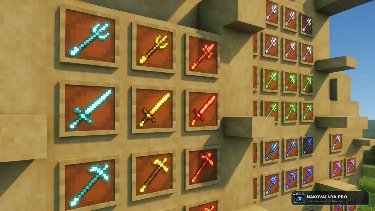 Glowing Trim Weapon & Tools: светящиеся цветные обводки оружия и инструментов — редакционная иллюстрация 3 из 3