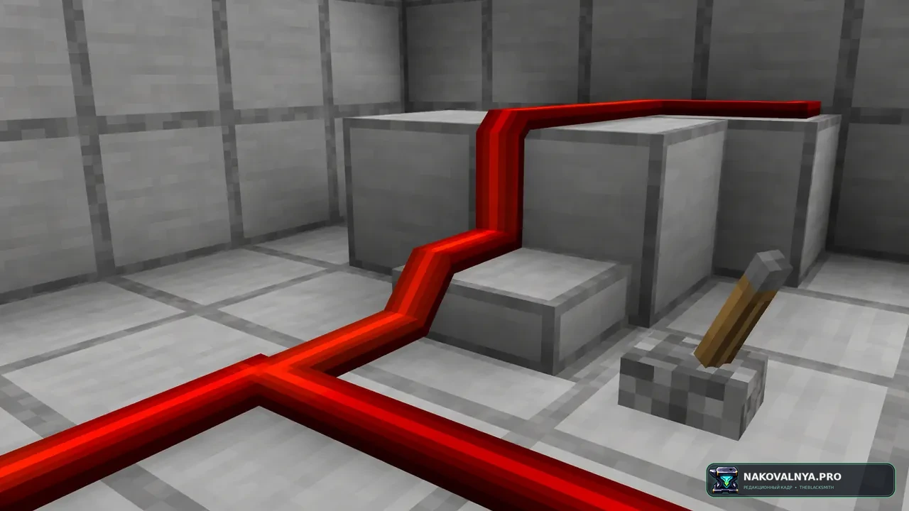 3D Redstone Wires: объёмные и читаемые линии редстоуна — редакционная иллюстрация 3 из 3