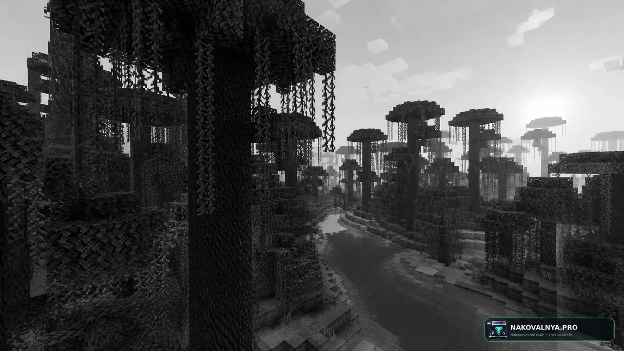 Gray&Black Shader: стиль чёрно-белого фильма — редакционная иллюстрация 2 из 3