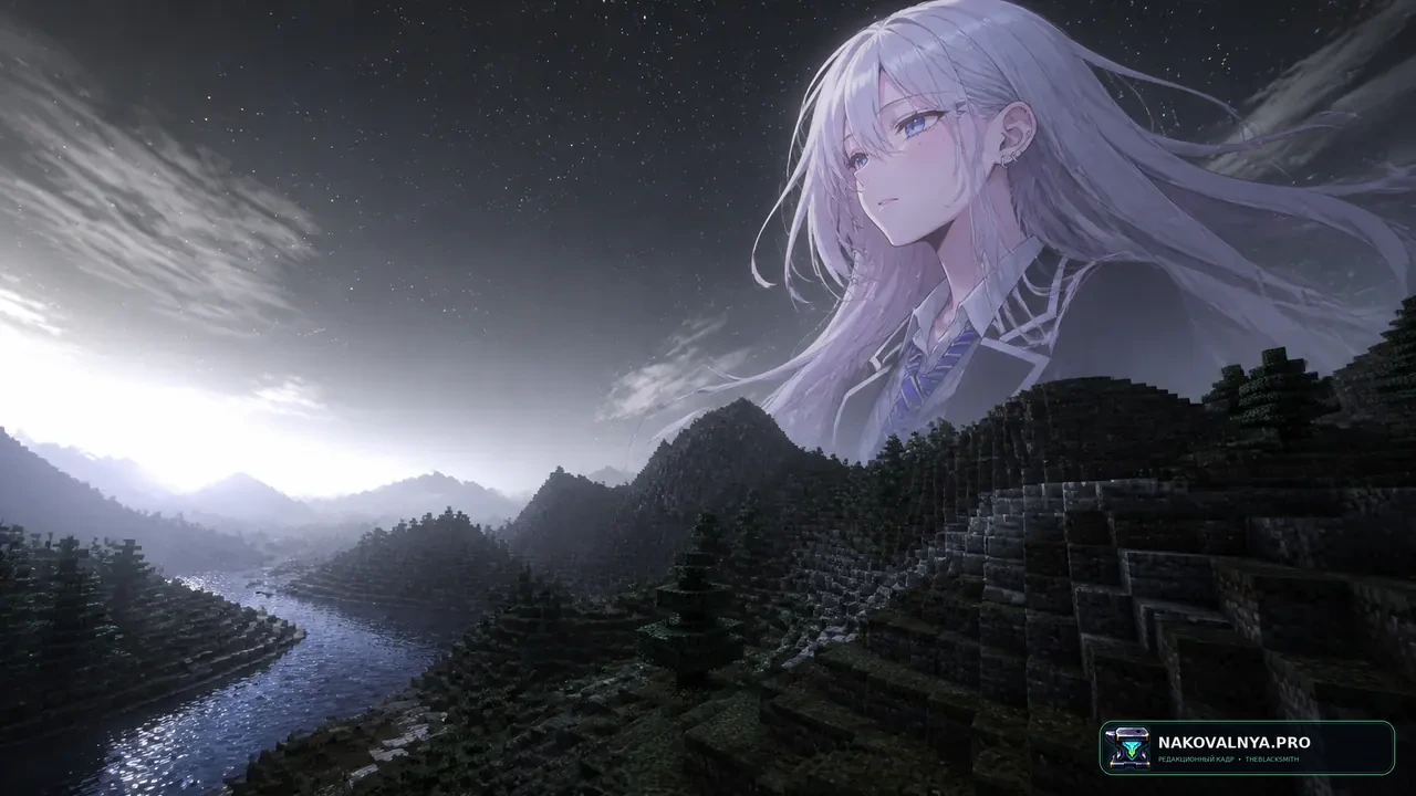 Haimiya Sky Overlay: аниме-небо с Хаймией — редакционная иллюстрация 2 из 3