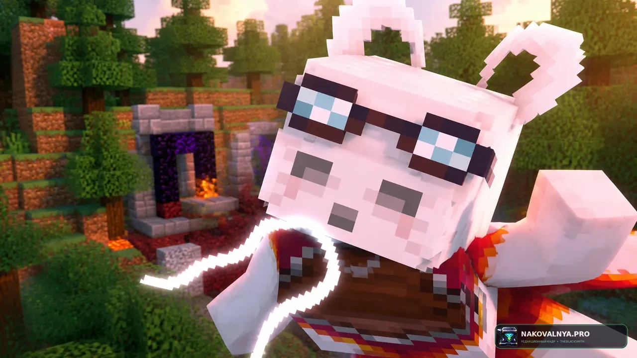 Happy Ghast Girl: женский образ счастливого гаста — редакционная иллюстрация 3 из 3