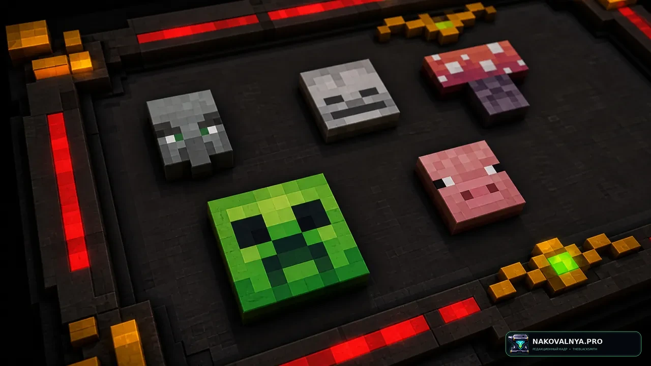 Hellim's Xaero's Maps Mob Icons: значки мобов для карт Xaero — редакционная иллюстрация 3 из 3