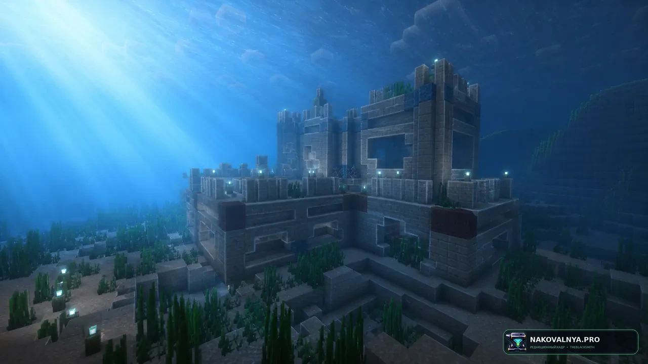 Hopo Better Underwater Ruins: исследование подводных городов и руин — редакционная иллюстрация 2 из 3