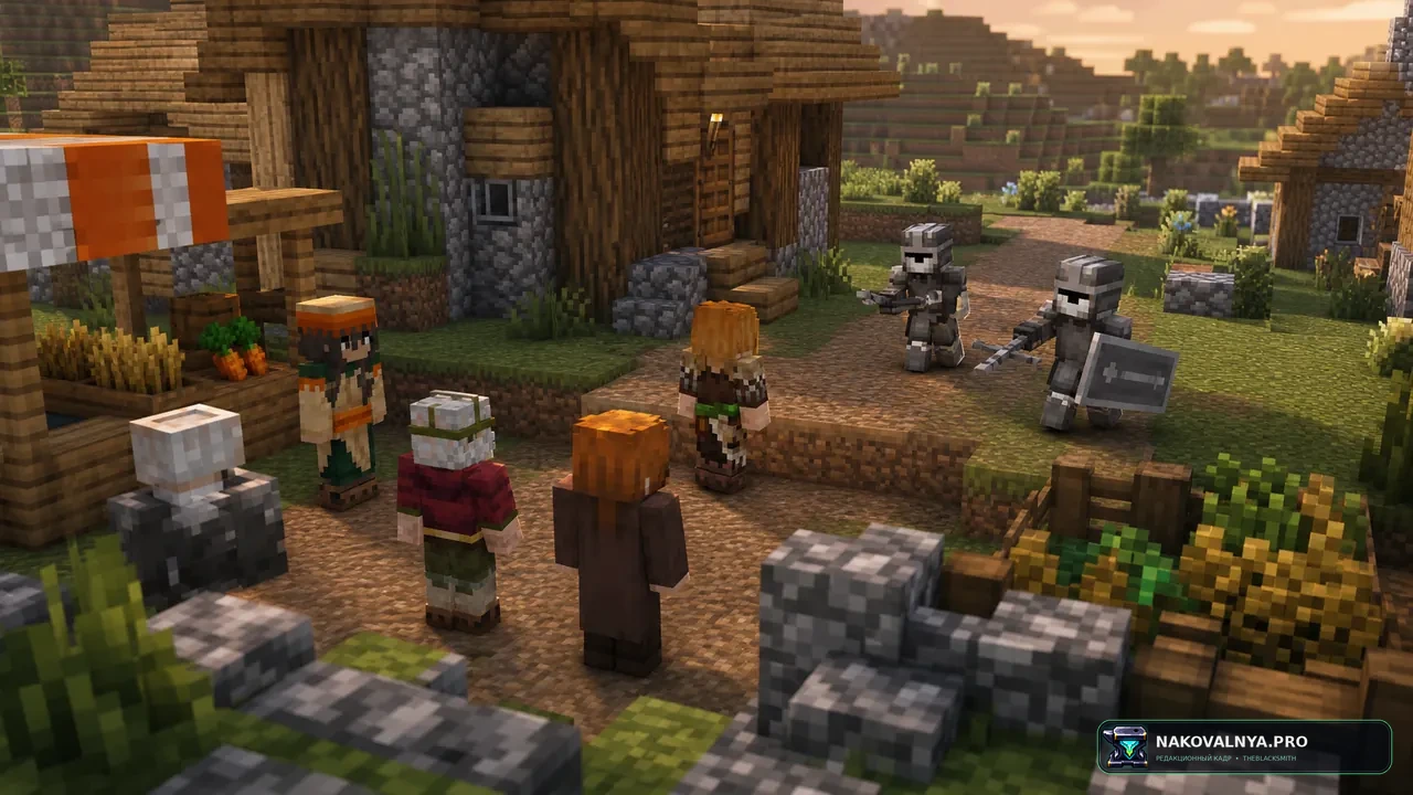 Изображение к проекту Human Era: Villagers & Illagers X Fresh Animations