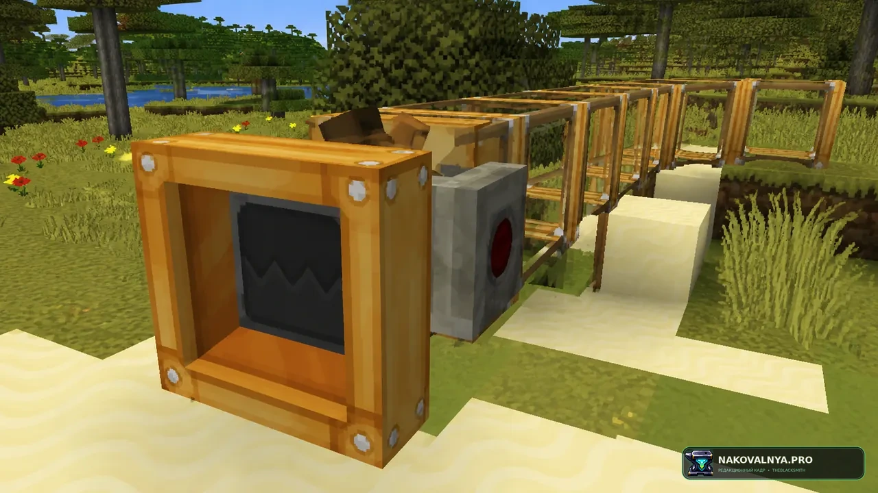 Create: Hypertubes: трубный транспорт для игроков и существ — редакционная иллюстрация 3 из 3