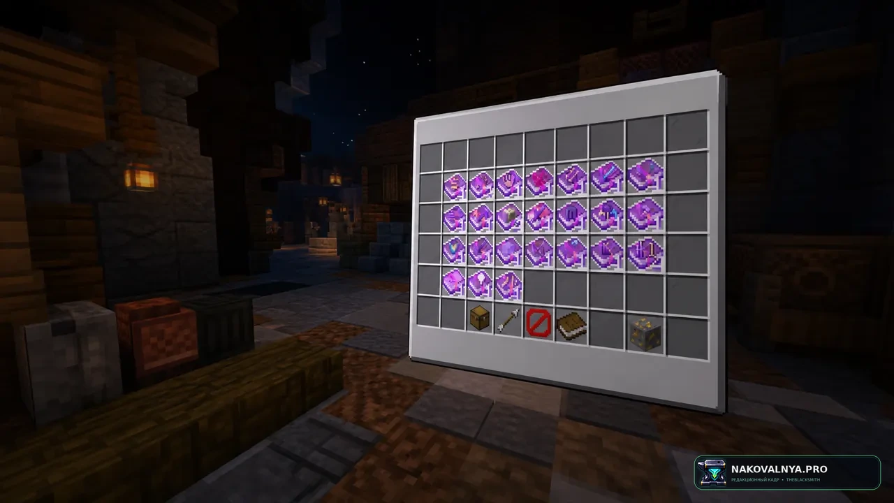 night's Hypixel SkyBlock Enchanted Books: различимые зачарованные книги Hypixel SkyBlock — редакционная иллюстрация 2 из 3