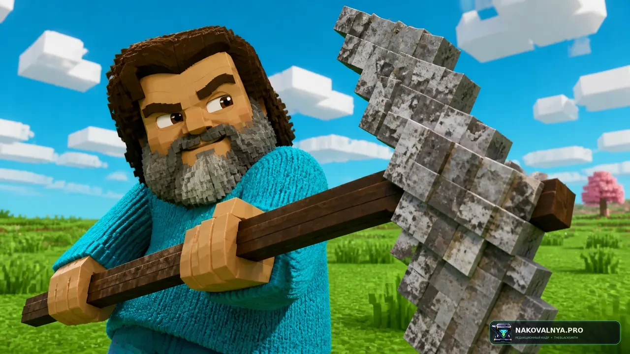 Chicken Jockey!: шуточную озвучку из фильма Minecraft — редакционная иллюстрация 3 из 3
