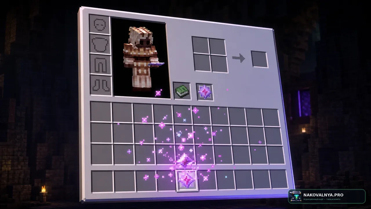 Inventory Particles: динамические частицы предметов в инвентаре — редакционная иллюстрация 2 из 3