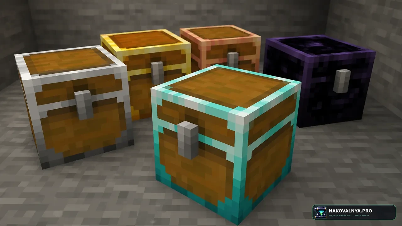 Iron Chests: линейку вместительных металлических сундуков — редакционная иллюстрация 3 из 3