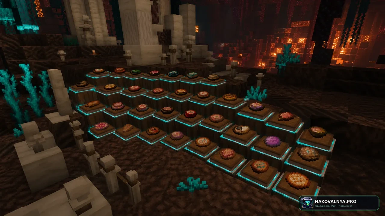 Jaden's Nether Expansion Delight: готовку из ресурсов Незера — редакционная иллюстрация 2 из 3
