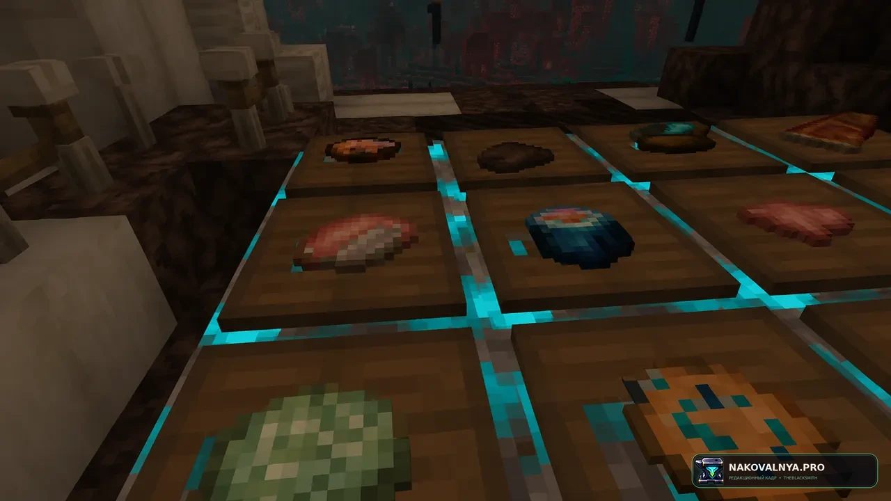 Jaden's Nether Expansion Delight: готовку из ресурсов Незера — редакционная иллюстрация 3 из 3