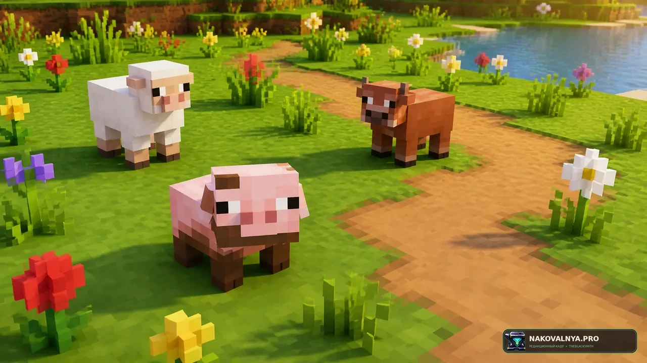 Simplified: цельный упрощённый стиль для всего Minecraft — редакционная иллюстрация 2 из 3