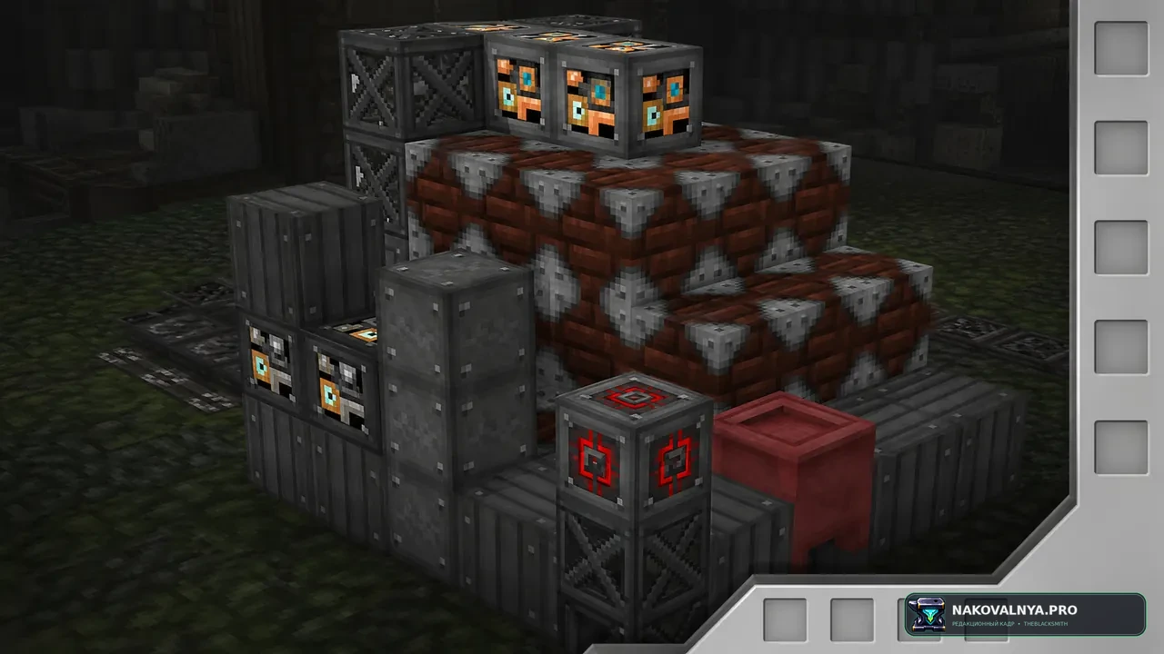Just Enough Immersive Multiblocks: справочник многоблочных конструкций Immersive Engineering — редакционная иллюстрация 3 из 3