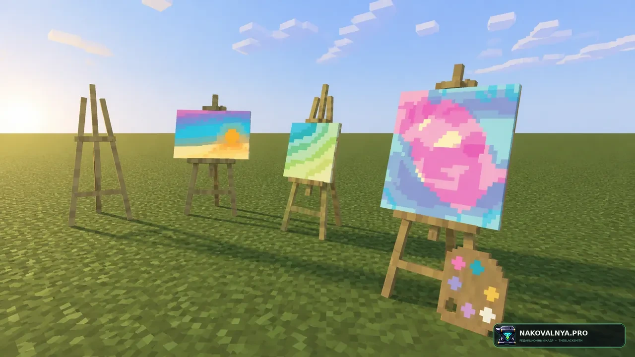 Joy of Painting: полноценную мастерскую рисования — редакционная иллюстрация 2 из 3
