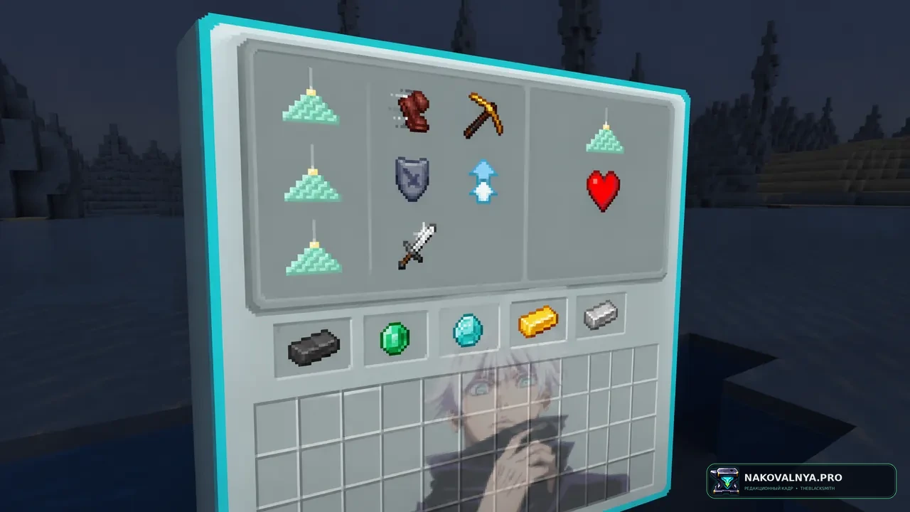 Jujutsu Kaisen GUI Pack: интерфейс Jujutsu Kaisen с героями и проклятиями — редакционная иллюстрация 3 из 3