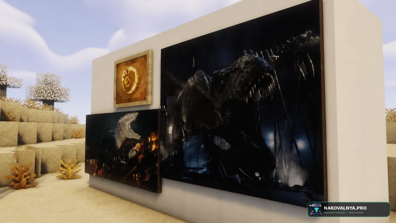 Jurassic Franchise Paintings: картины по франшизе Jurassic — редакционная иллюстрация 3 из 3