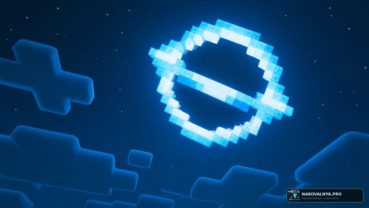 K7K's Black Hole Moon: чёрную дыру вместо луны — редакционная иллюстрация 3 из 3