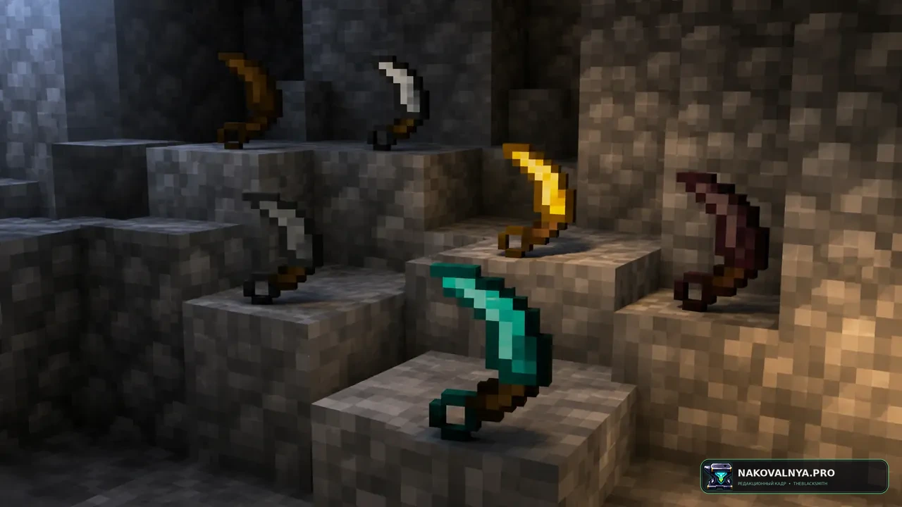 Karambit Swords: карамбиты вместо стандартных текстур мечей — редакционная иллюстрация 2 из 3