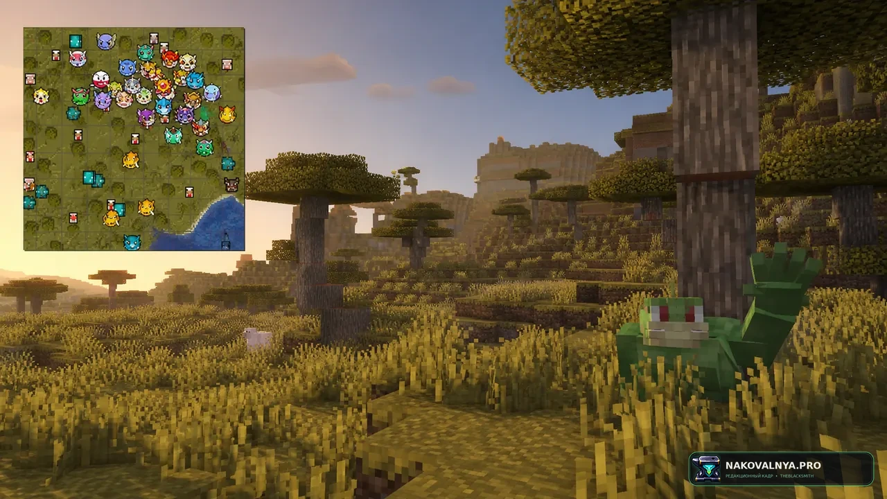Kiece - Cobblemon Minimap Icons: иконки покемонов Cobblemon на мини-карте — редакционная иллюстрация 2 из 3