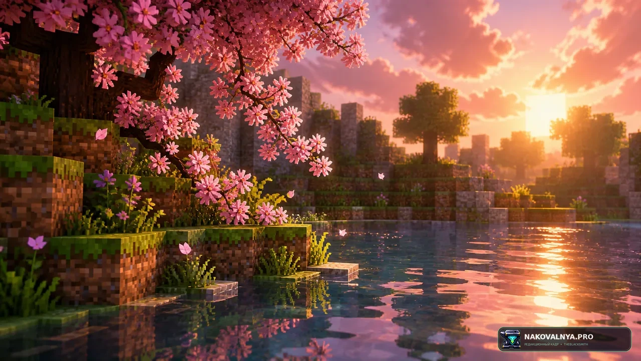 Kyoko Shader's: реалистичное Vanilla+ освещение с водой, облаками и мягким bloom — редакционная иллюстрация 3 из 3
