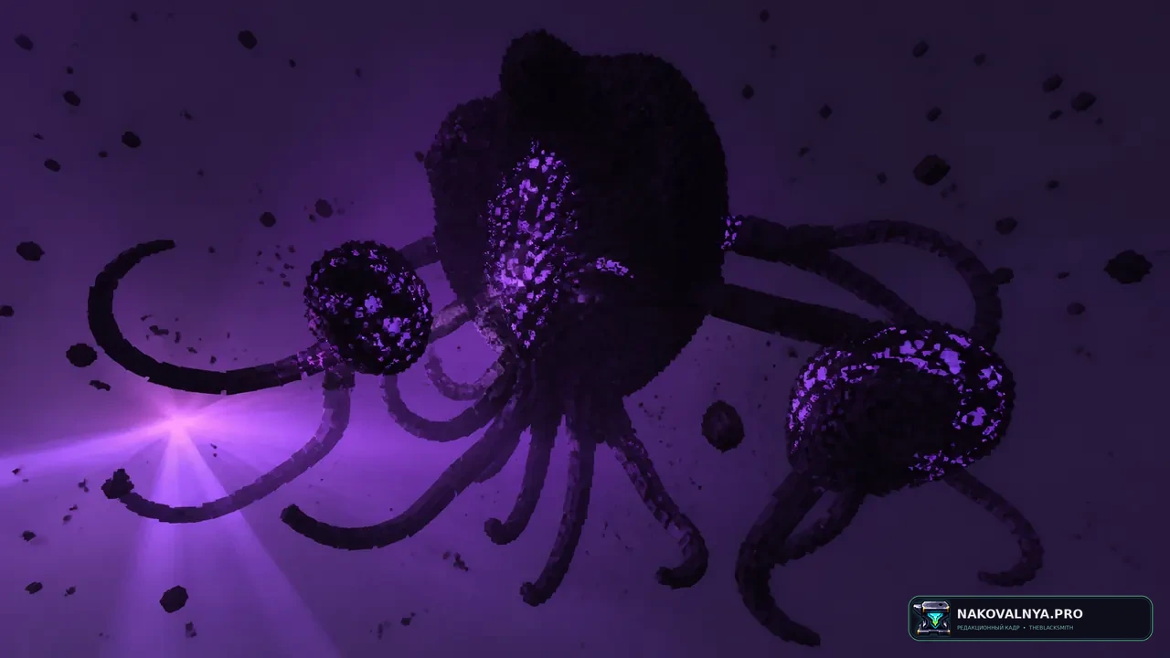TSEG's Lean Wither Storm: пурпурное оформление Wither Storm — редакционная иллюстрация 2 из 3