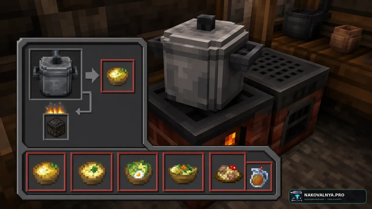 [Let's Do Addon] Compat: совместимость кулинарных модов Let's Do — редакционная иллюстрация 3 из 3