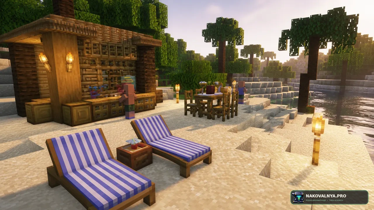 [Let's Do] Beachparty: пляжный декор, одежду и напитки — редакционная иллюстрация 3 из 3