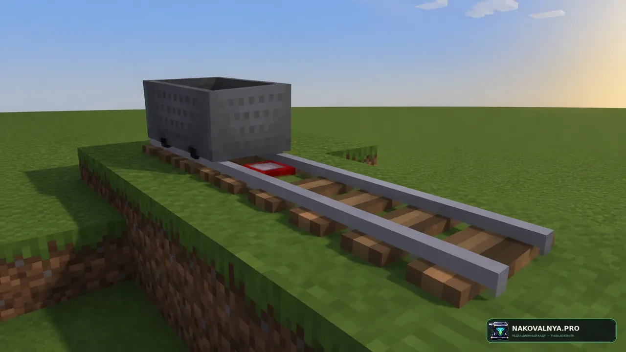 Link's 3D Rails: объёмные ванильные рельсы — редакционная иллюстрация 2 из 3