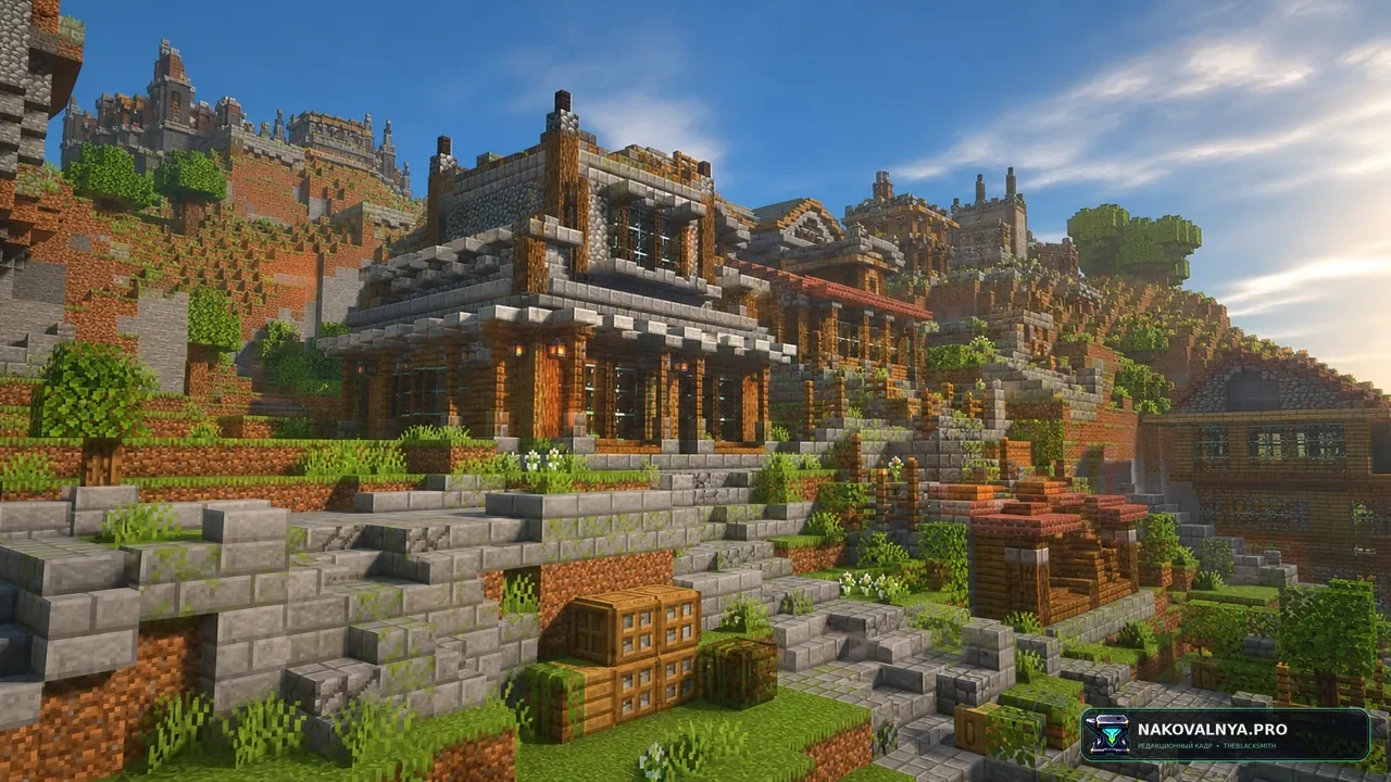 Lios Overhauled Villages: обновлённые деревни с секретами и интерактивными находками — редакционная иллюстрация 2 из 3