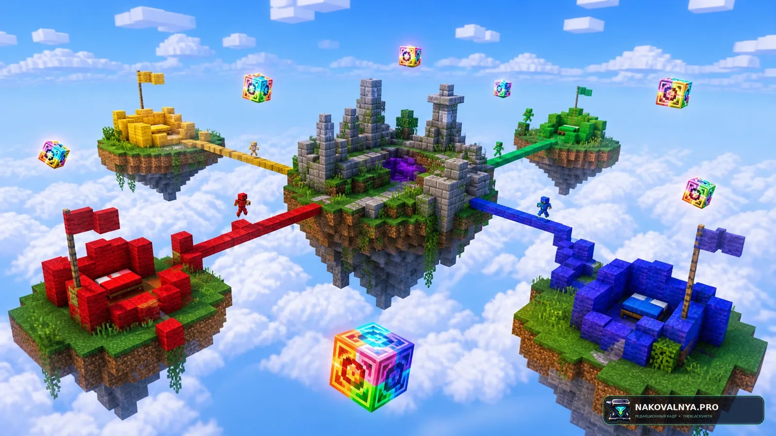 Изображение к проекту Lucky Block Bedwars Skywardvoyager