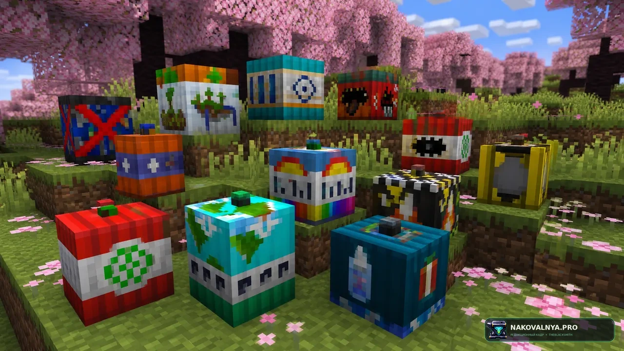 Lucky TNT Mod: сотни видов необычного динамита — редакционная иллюстрация 3 из 3
