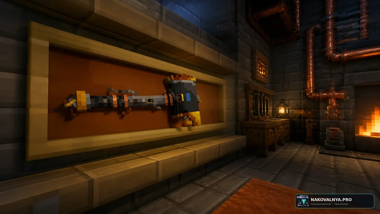 Mace to Steampunk Hammer: стимпанк-молот вместо булавы — редакционная иллюстрация 2 из 3