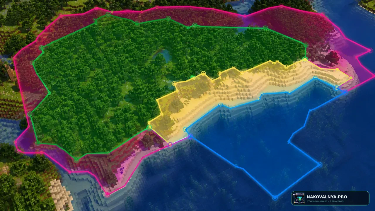 MapFrontiers: границы территорий на JourneyMap — редакционная иллюстрация 3 из 3
