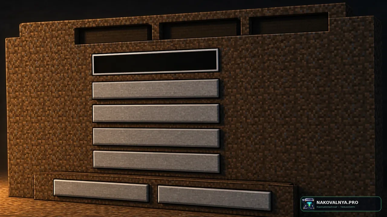 Minecraft Ten Font: шрифт Minecraft Ten для латиницы, кириллицы и символов — редакционная иллюстрация 2 из 3