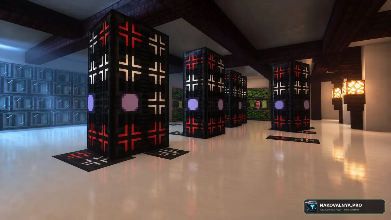 MEGA Cells: сверхъёмкое сетевое хранилище AE2 — редакционная иллюстрация 2 из 3