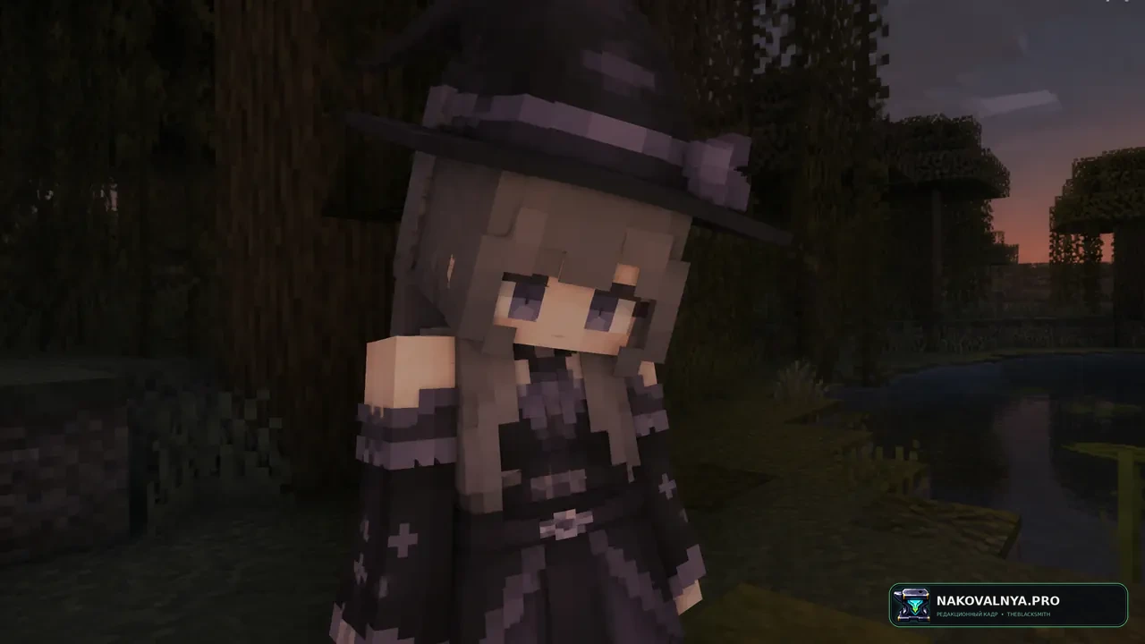 Melody's Cute Girl Witches: милых ведьм-девушек для разных биомов — редакционная иллюстрация 3 из 3