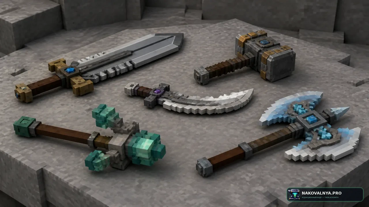 Изображение к проекту Mine Cells - 3D Weapons Pack