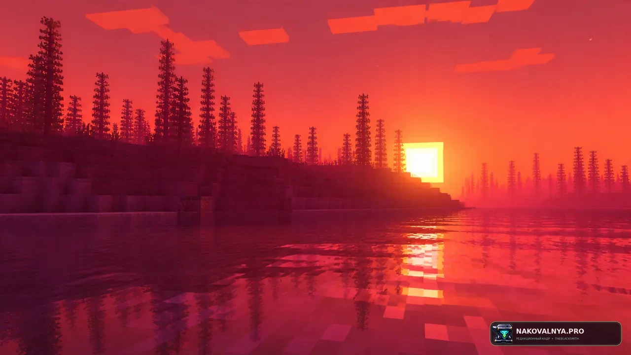 Minecraft But It's 50% Redder: картинку с усиленным на 50% красным цветом — редакционная иллюстрация 3 из 3