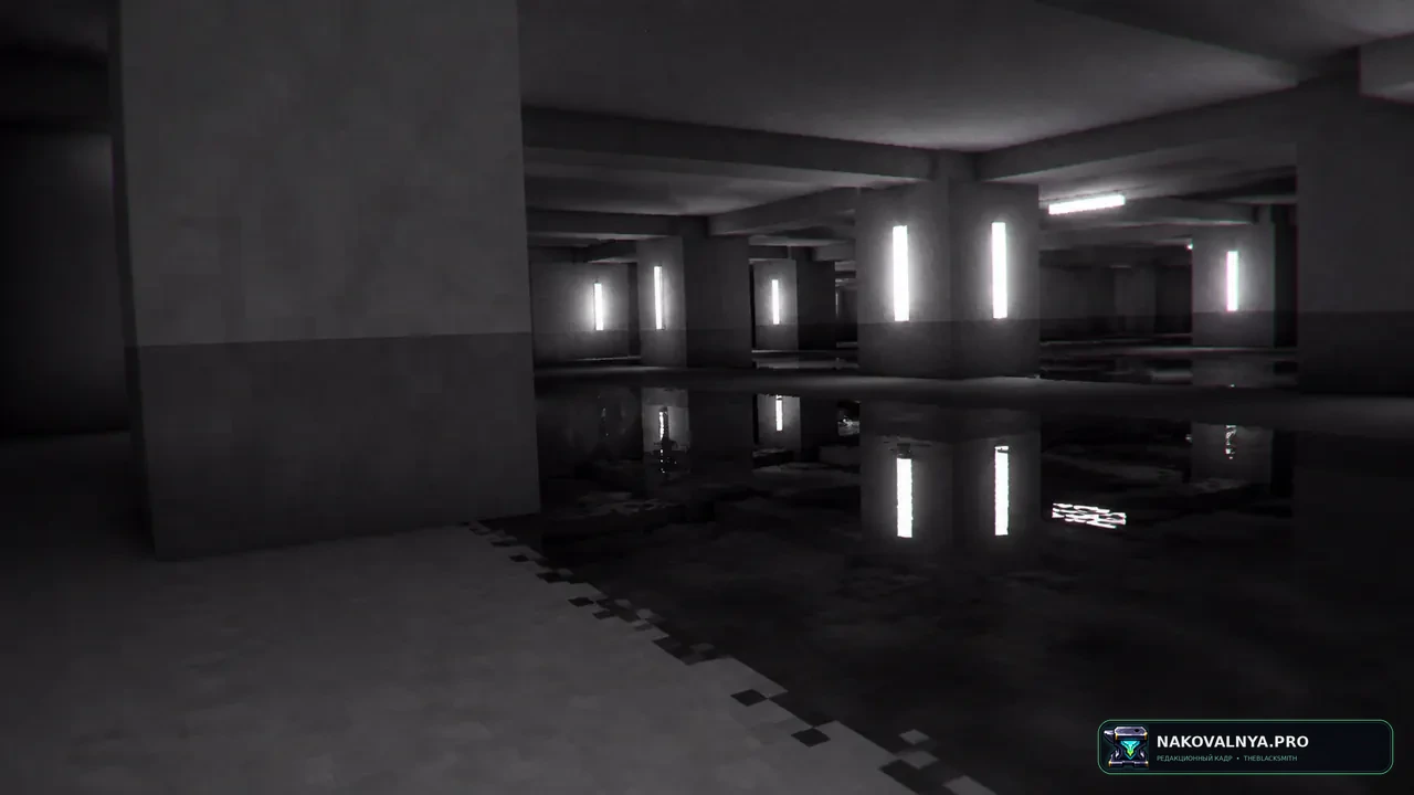 Minecraft Backrooms Found Footage: хоррор-приключение в стиле найденной плёнки — редакционная иллюстрация 3 из 3