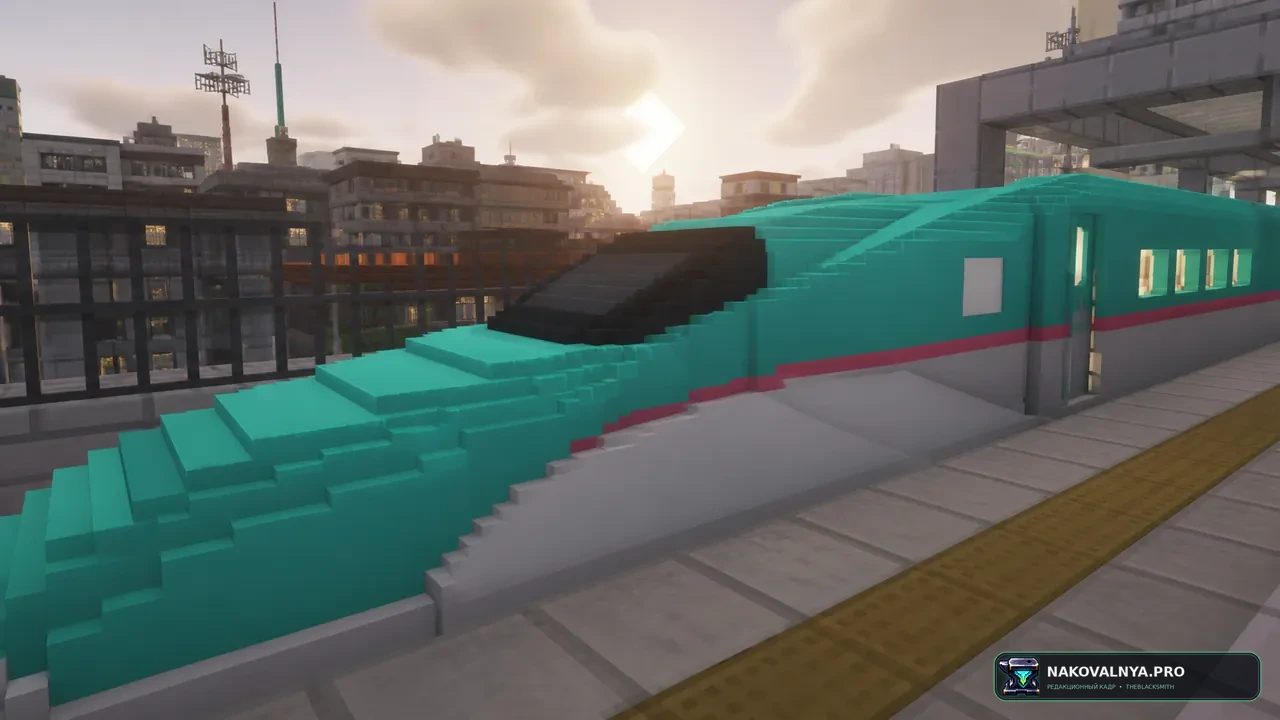 Minecraft Transit Railway: автоматический общественный транспорт — редакционная иллюстрация 3 из 3