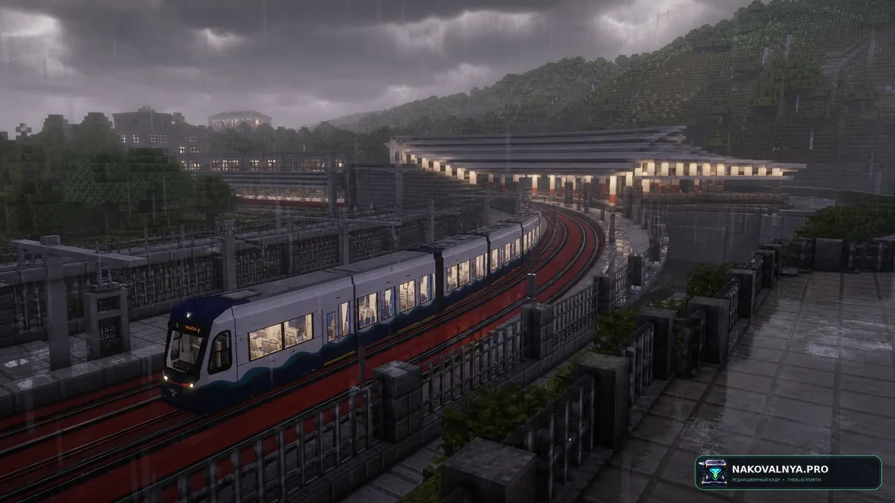 Изображение к проекту Minecraft Transit Railway